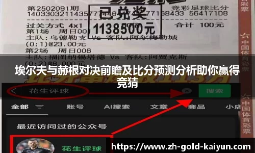 埃尔夫与赫根对决前瞻及比分预测分析助你赢得竞猜