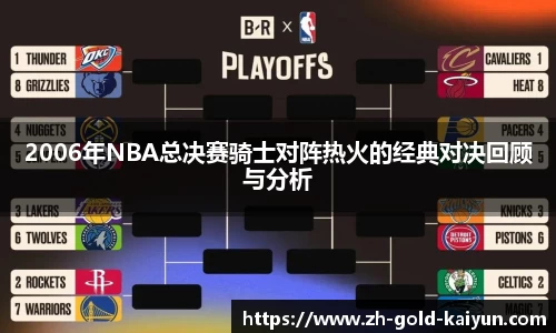 2006年NBA总决赛骑士对阵热火的经典对决回顾与分析